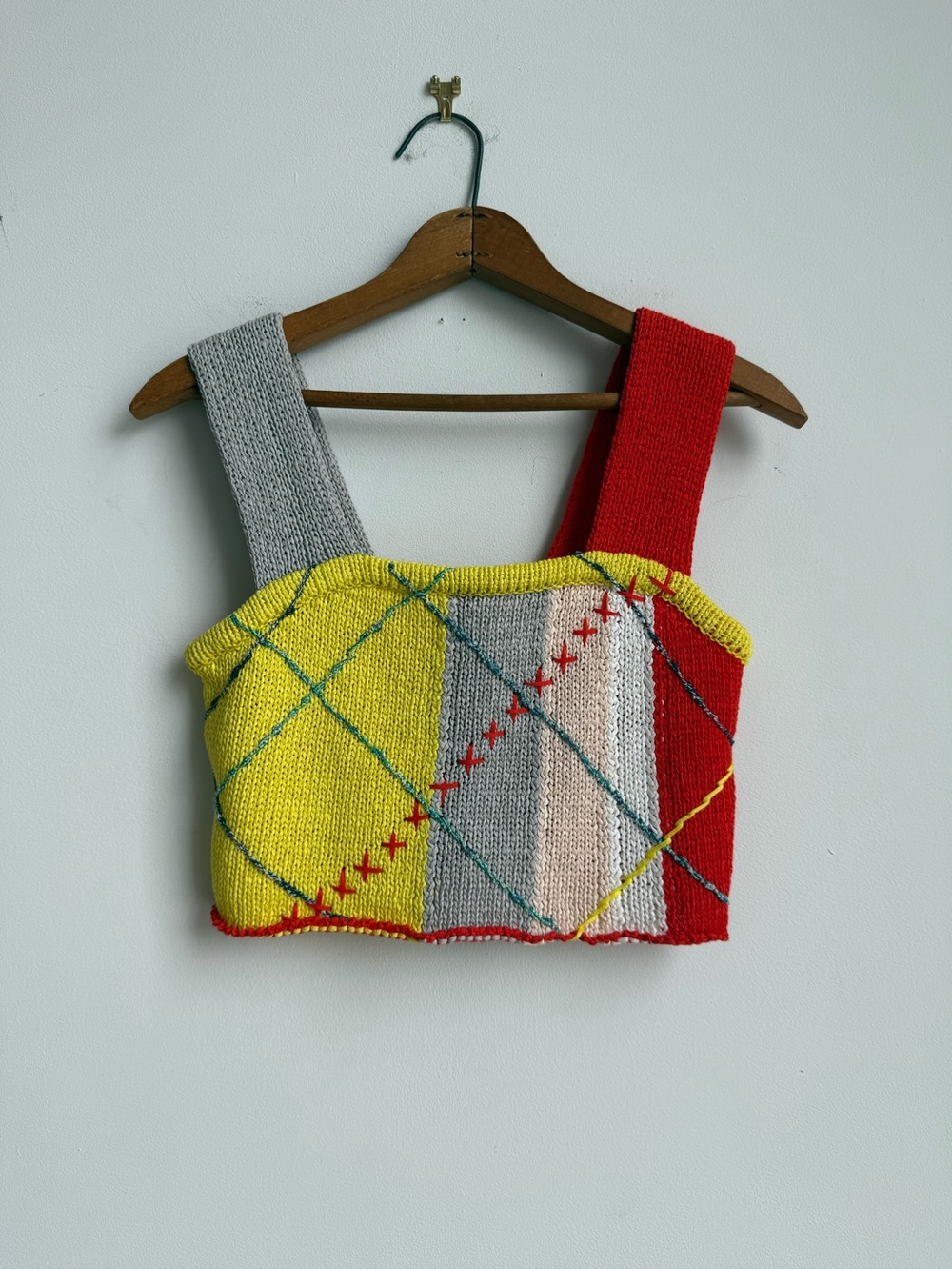 YAN YAN KNIT - knit crop top